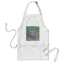 appalachian trail footpath sign apron