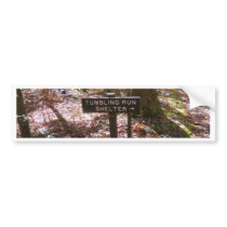 appalachian trail shelter pennsylvania fall bumper stickers