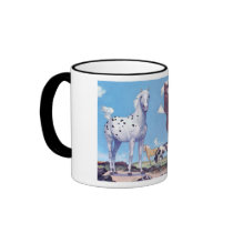 Appaloosa and Arabian Stallions mugs
