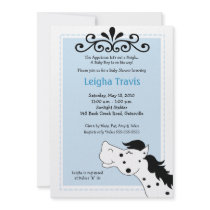 Appaloosa Horse Boy 5x7 Baby Shower Invitation