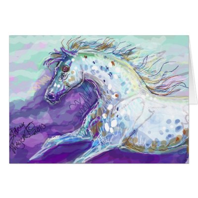 Appaloosa Horse Card by ssmayer