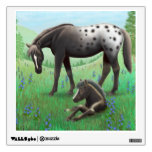 Appaloosa Horse with Foal Wall Decal