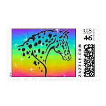 Appaloosa Rainbow Postage Stamp