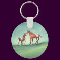 APPALOOSA SPOTS by SHARON SHARPE keychains