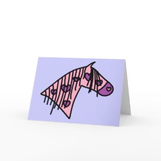 Appaloosa Valentine's Day Greeting Card card
