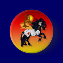 Appaloosa War Pony - background Button buttons