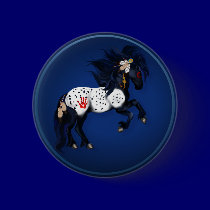 Appaloosa War Pony Button buttons