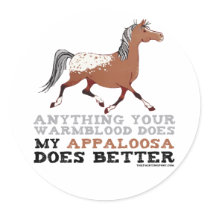 Appaloosas Do It Better stickers by PaintingPony Appaloosas Do It Better stickers