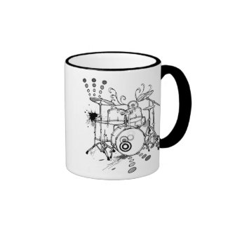 apparel drums design mug