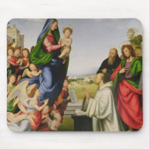 Apparition of the Virgin to St. Bernard, 1504-07 ( Mousepad