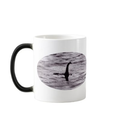 Appearing/Disappearing Nessie Mug by cryptozoologyshop