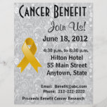 Appendix Cancer Awareness Benefit  Floral Flyer