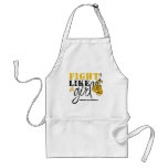 Appendix Cancer Awareness Fight Like a Girl aprons