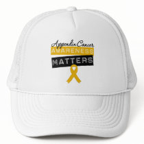 Appendix Cancer Awareness Matters hats by cancerapparel Appendix Cancer Awareness Matters hats