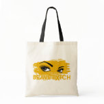 Appendix Cancer Brave Bitch Canvas Bags