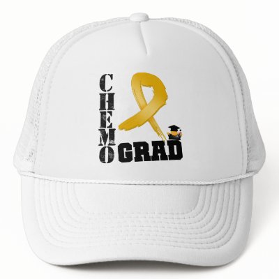 Appendix Cancer Chemo Grad Mesh Hats by cancerapparel