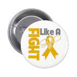 Appendix Cancer Chic Fight Like A Girl Ribbon buttons