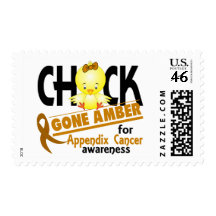 Appendix Cancer Chick Gone Amber 2 Postage