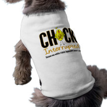 Appendix Cancer Chick Interrupted Pet Tee Shirt