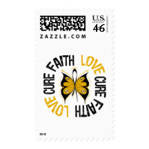 Appendix Cancer Faith Love Cure Postage Stamp