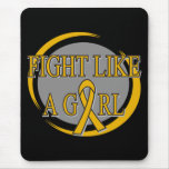 Appendix Cancer Fight Like A Girl Circular mousepads
