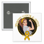 Appendix Cancer Fight Like A Girl Modern Rosie buttons