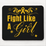 Appendix Cancer Fight Like A Girl Ornate mousepads