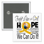 Appendix Cancer Fight We Can Do It buttons