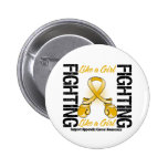 Appendix Cancer FIGHTING Like a Girl buttons