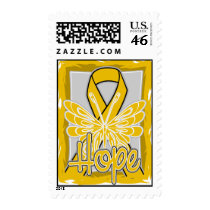 Appendix Cancer Hope Butterfly Portrait Stamps