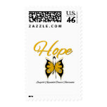 Appendix Cancer Hope Butterfly Ribbon Postage Stamp