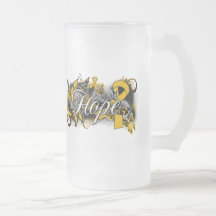 Appendix Cancer Hope Garden Ribbon Mug