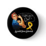 Appendix Cancer I Fight Like a Girl Rosie Riveter Pinback Buttons