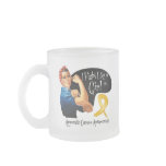 Appendix Cancer I Fight Like a Girl Rosie Riveter Mugs