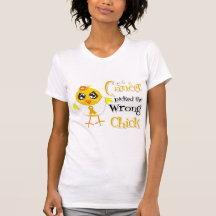 Appendix Cancer Picked The Wrong Chick Tshirt