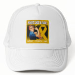 Appendix Cancer Rosie Riveter - Fight Like a Girl Mesh Hat