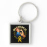 Appendix Cancer - Rosie The Riveter - We Can Do It Key Chains