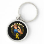 Appendix Cancer - Rosie The Riveter - We Can Do It Key Chains