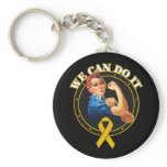 Appendix Cancer - Rosie The Riveter - We Can Do It Keychains