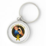 Appendix Cancer - Rosie The Riveter - We Can Do It Key Chain