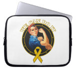 Appendix Cancer - Rosie The Riveter - We Can Do It Laptop Computer Sleeve