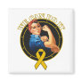 Appendix Cancer - Rosie The Riveter - We Can Do It Refrigerator Magnets