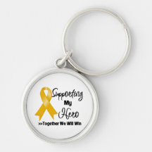 Appendix Cancer Supporting My Hero Keychain