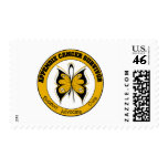 Appendix Cancer SURVIVOR Butterfly Stamp