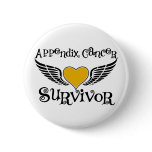 Appendix Cancer Survivor Pinback Button