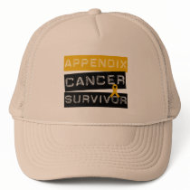 Appendix Cancer SURVIVOR hats