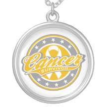 Appendix Cancer Survivor Sporty Swash Necklaces