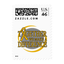 Appendix Cancer Together We Make A Difference Postage Stamp