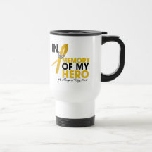 Appendix Cancer Tribute In Memory of My Hero Coffee Mugs