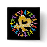 Appendix Cancer Unite in Awareness Pins